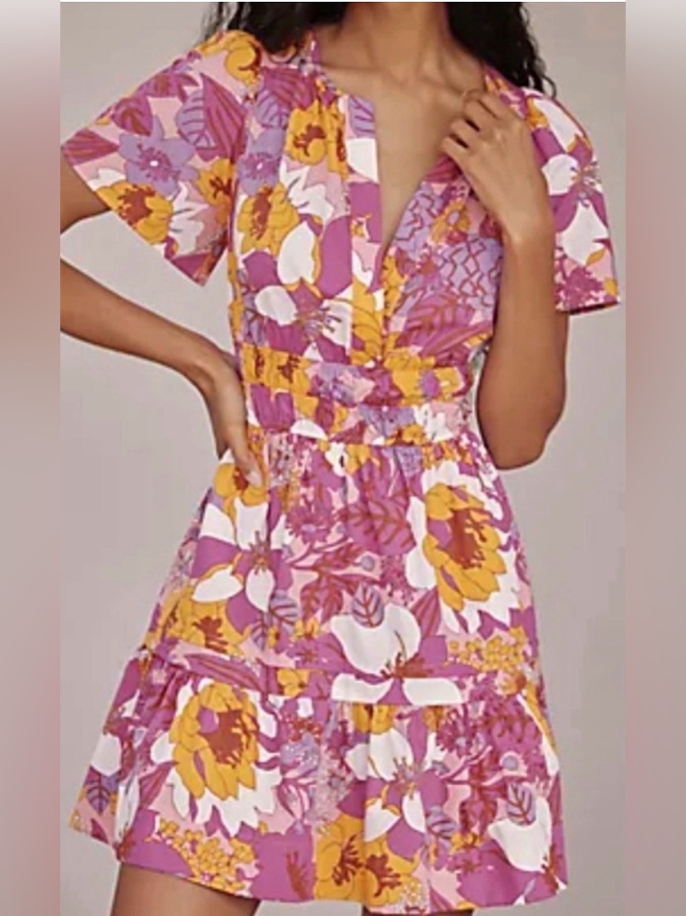 Anthropologie the somerset mini Dress with pockets